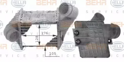 8ML 376 723-161 HELLA Интеркулер