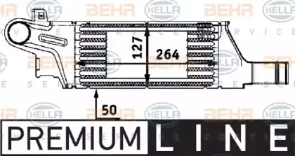8ML 376 723-201 HELLA Интеркулер