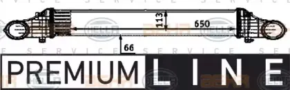 8ML 376 723-391 HELLA Интеркулер