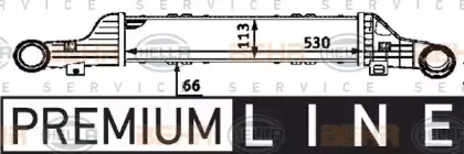 8ML 376 723-401 HELLA Интеркулер