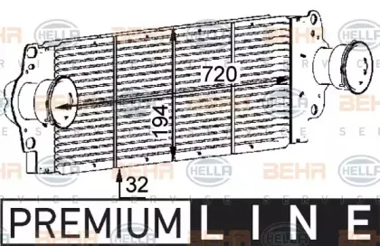 8ML 376 723-511 HELLA Интеркулер
