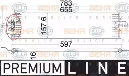 8MO 376 726-291 HELLA Масляный радиатор, автоматическая коробка передач