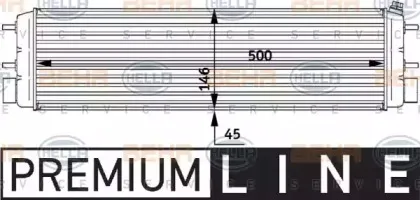 8MO 376 729-581 HELLA масляный радиатор, двигательное масло