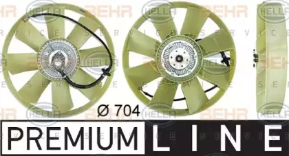 8MV 376 730-031 HELLA Вентилятор, охлаждение двигателя