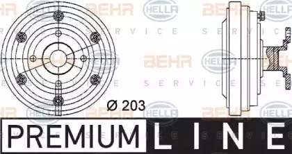 8MV 376 731-281 HELLA Сцепление, вентилятор радиатора