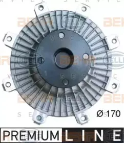 8MV 376 734-251 HELLA Сцепление, вентилятор радиатора