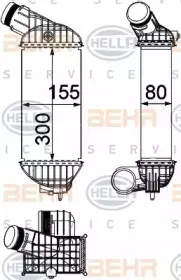 8ML 376 746-781 HELLA Интеркулер
