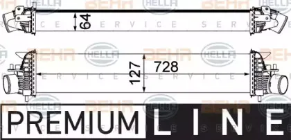 8ML 376 762-171 HELLA Интеркулер