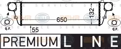 8ML 376 776-351 HELLA Интеркулер