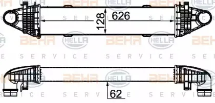 8ML 376 777-094 HELLA Интеркулер