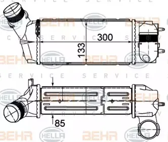 8ML 376 988-114 HELLA Интеркулер