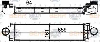 8ML 376 988-244 HELLA Интеркулер