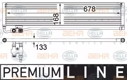 8MO 376 999-561 HELLA Масляный радиатор, автоматическая коробка передач