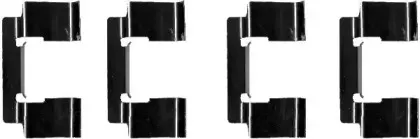 8DZ 355 202-741 HELLA Комплектующие, колодки дискового тормоза