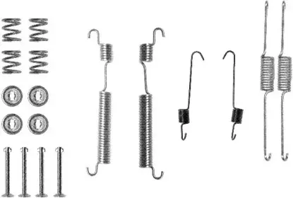 8DZ 355 200-691 HELLA Комплектующие, тормозная колодка