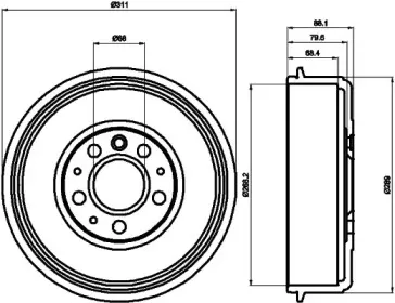 8DT 355 301-721 HELLA