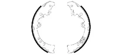 8DB 355 003-011 HELLA Комплект тормозных колодок