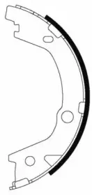8DA 355 050-141 HELLA Комплект тормозных колодок, стояночная тормозная система