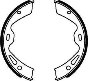 8DA 355 050-961 HELLA Комплект тормозных колодок, стояночная тормозная система