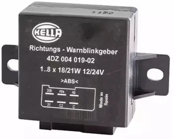 4DZ 004 019-021 HELLA Прерыватель указателей поворота