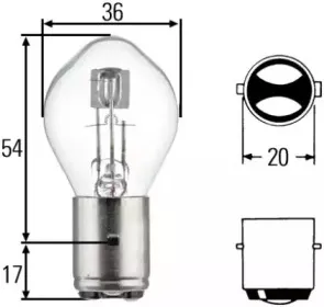 8GD 008 898-061 HELLA Лампа накаливания