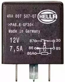4RA 007 507-071 HELLA Многофункциональное реле