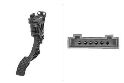 6PV 008 496-701 HELLA Датчик, положение педали акселератора