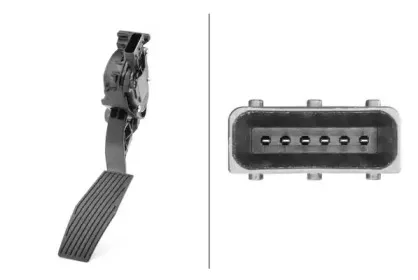6PV 009 765-701 HELLA Датчик, положение педали акселератора