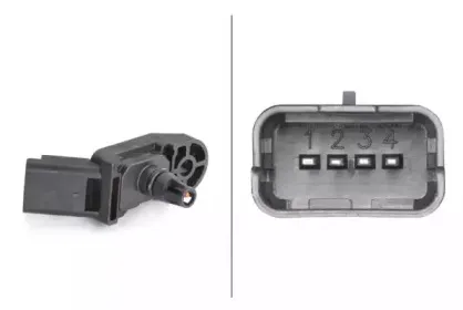 6PP 009 400-301 HELLA Датчик, давление наддува