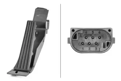 6PV 010 946-451 HELLA Датчик, положение педали акселератора