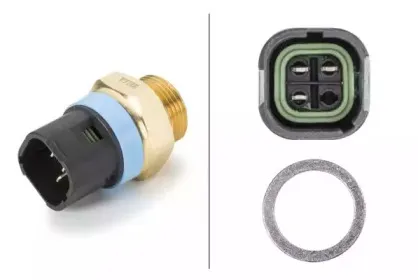 6ZT 007 837-041 HELLA Термовыключатель, вентилятор радиатора