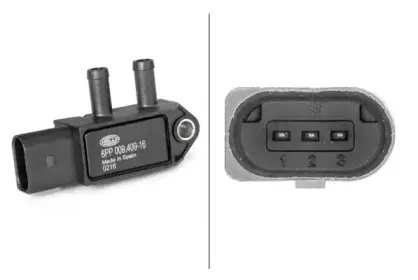 6PP 009 409-161 HELLA Датчик, давление выхлопных газов