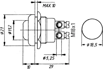 6JF 001 571-071 HELLA Переключатель зажигания