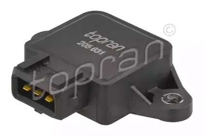 205 631 TOPRAN Датчик, положение дроссельной заслонки