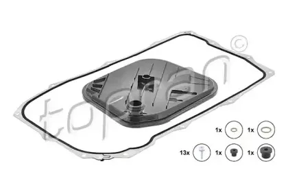 116 161 TOPRAN Комплект гидрофильтров, автоматическая коробка передач