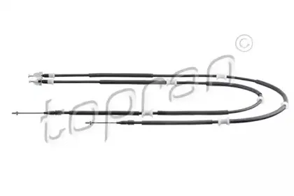 206 497 TOPRAN Трос, стояночная тормозная система