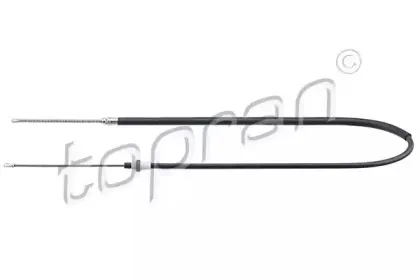 207 372 TOPRAN Трос, стояночная тормозная система