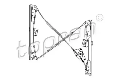 111 705 TOPRAN Подъемное устройство для окон