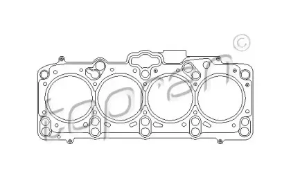 109 359 TOPRAN Прокладка, головка цилиндра