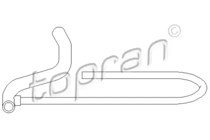 107 392 TOPRAN Шланг, вентиляция картера