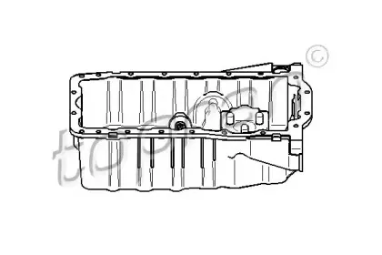 110 913 TOPRAN Масляный поддон
