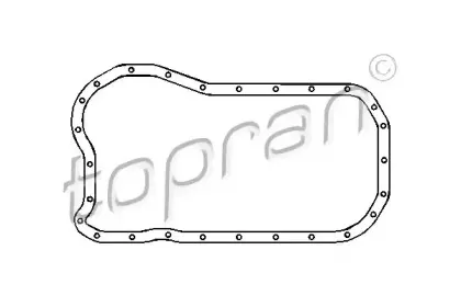 100 098 TOPRAN Прокладка, масляный поддон