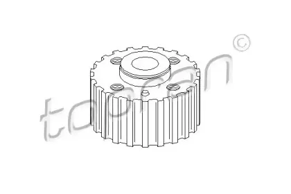 108 697 TOPRAN Шестерня, коленчатый вал