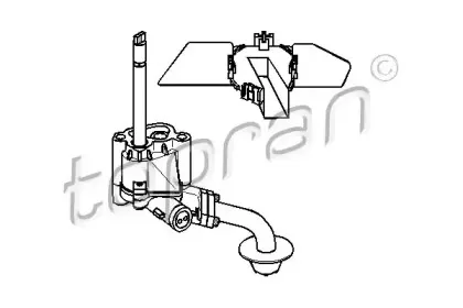 101 443 TOPRAN Масляный насос