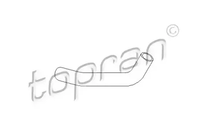 102 714 TOPRAN Шланг радиатора