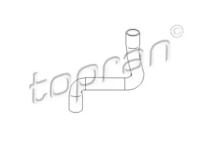 110 492 TOPRAN Шланг радиатора