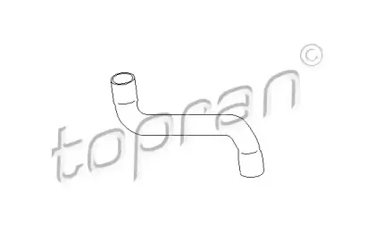 109 008 TOPRAN Шланг радиатора