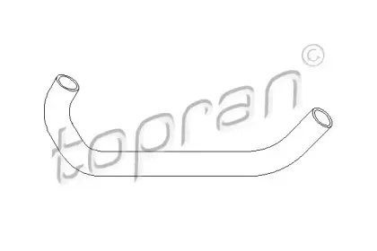 103 381 TOPRAN Шланг радиатора