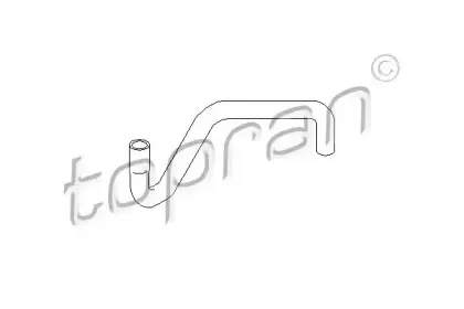 109 012 TOPRAN Шланг радиатора