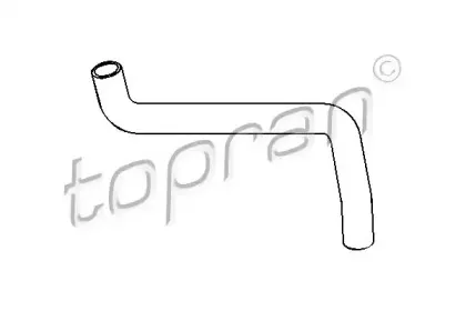 102 720 TOPRAN Шланг радиатора